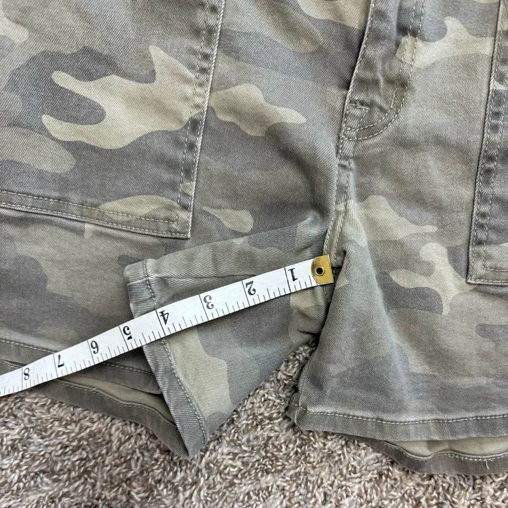 Seven Camo Utility Green Shorts